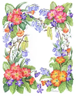 Norma: Essence Of Springtime - floral border