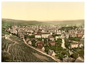 Esslingen: Esslingen seen from Dreikaiserfallsen, Black Forest, Baden