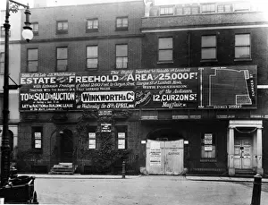 Lambeth: Estate Agent Sign, Winkworth & Co, London