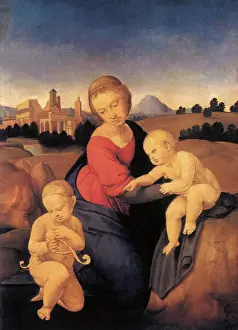 Raffaello: The Esterhazy Madonna, by Raphael