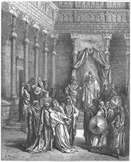 Expecting: Esther, coming into presence of king Ashauerus