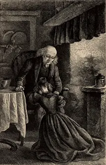 Reform: Esther, heroine of the novel, kneeling at the