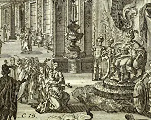 Chapter: Esther in front of the king of Egypt for request in favor of