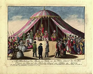 Estimation: The estimation of the Pasha of Chotim. 1788. Colored