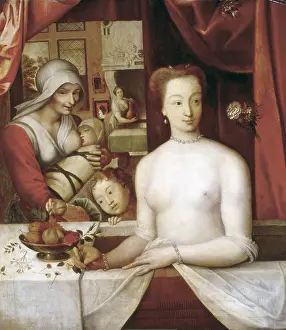Lactation: Estrees, Gabrielle d?, Duchesse de Beaufort