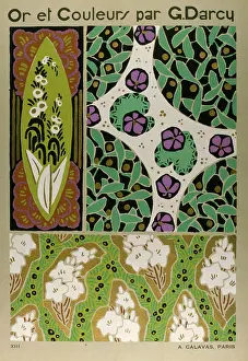 Abstracts: Or et Couleurs designs by G. Darcy