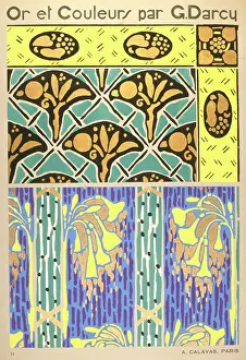 Abstracts: Or et Couleurs designs by G. Darcy