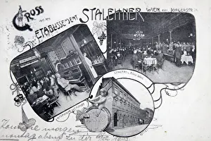 Gruss: Etablissement Stalehner in Vienna