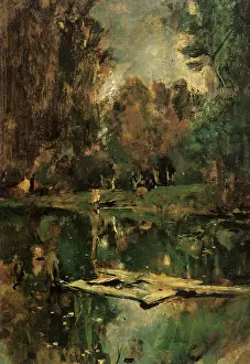Abramtsevo: Etang a Abramtsevo