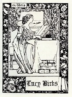 Birks: Etched Bookplate Design