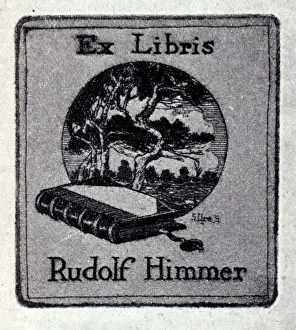 Infront: Etched Bookplate Design