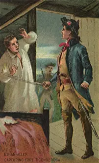 Ticonderoga: Ethan Allen Holds Man at Swordpoint