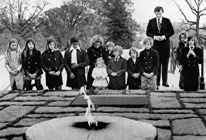 Graveside: Ethel Kennedy, the widow of Robert Kennedy ?