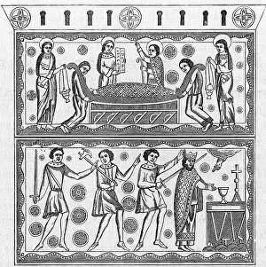 Behead: Ethelbert of East Anglia beheaded