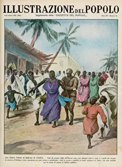 Paraded: ETHIOPIAN MEN RIDICULED