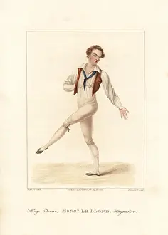 Waldeck: Etienne le Blond, ballet dancer, 1822