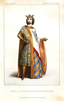Melingue: Etienne Melingue as Louis de Thuringe in Le