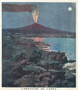 Etna: ETNA ERUPTS 1892