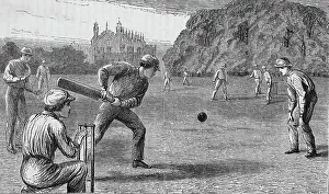 Batsmen: The Eton boys at a cricket match