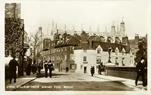 Aug18: Eton College from Barnes Pool Bridge