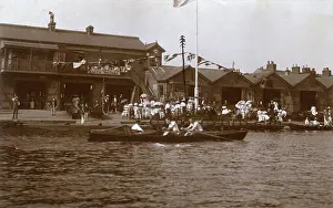Coxed: Eton College Boathouses on the River Thames