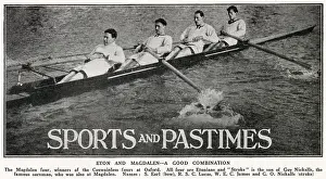 Rower: Eton and Magdalen rowers
