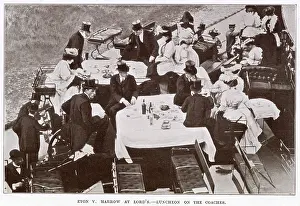 Socializing: Eton v Harrow at Lords 1907