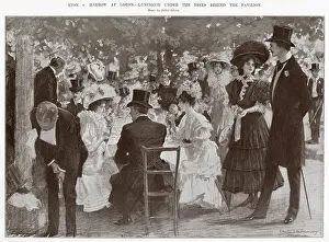 Socializing: Eton v Harrow at Lord's 1907