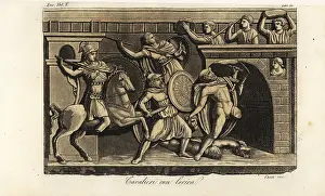 Trionfale: Etruscan cavalry and warriors at the siege of Thebes