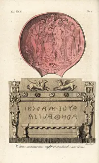 Picta: Etruscan marble urn and mirror