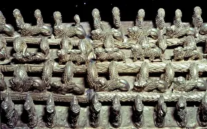Plastron: Detail of the Etruscan plastron