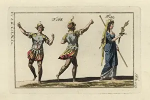 Ceres: An Etruscan warrior and Ceres, goddess of grain