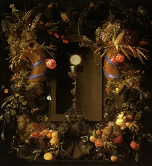 1648: Eucharist in Fruit Wreath