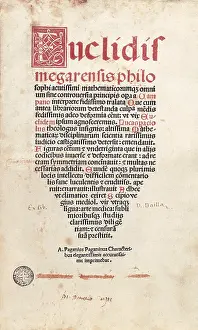 Geometrician: EUCLID (c