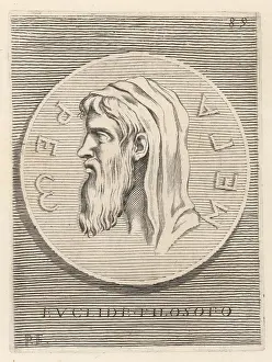Etienne Picart: Euclid of Megara, Greek socratic philosopher, c.435-365 BC