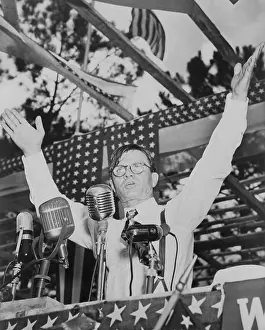 Southerners: Eugene Talmadge, announcing that he is going to