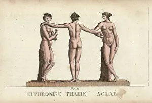 Euphrosyne: Euphrosyne, Thalia and Aglaea, the three graces