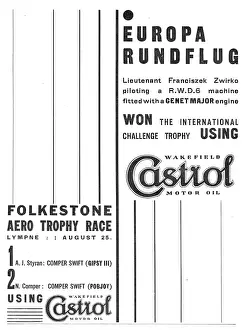 Rundflug: Europa Rundflug International Challenge Won Using Castrol