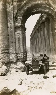 Severus: European Gentleman driven Triumphal Arch, Palmyra, Syria