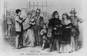 Quarantined: European immigrants passing the inspecting ?