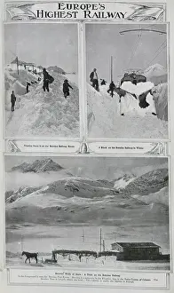 Bernina: Europe's Highest Railway in deep snow