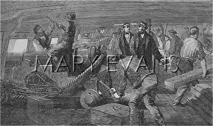 Dockyards: EURYALUS FITTING OUT 1854