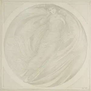 Eurydice: Eurydice floating among Flames