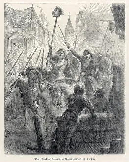 Paraded: EUSTACE THE MONK'S HEAD