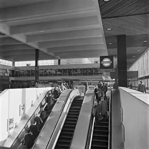 Escalators: Euston Station, London