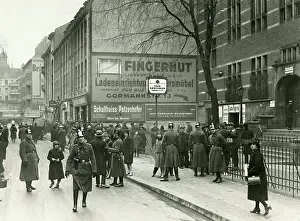 Mitte: Evacuation of the Gormann Strasse in Berlin, 1931