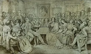 Schwind: An evening at Baron Spaun's
