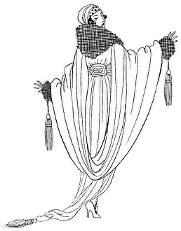 Voluminous: Evening cape 1918