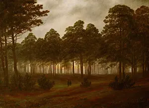 Abend: Evening, by Caspar David Friedrich