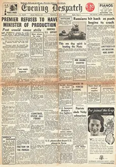 Indo China: Evening Dispatch Churchill refuses to appoint Minister of Pr